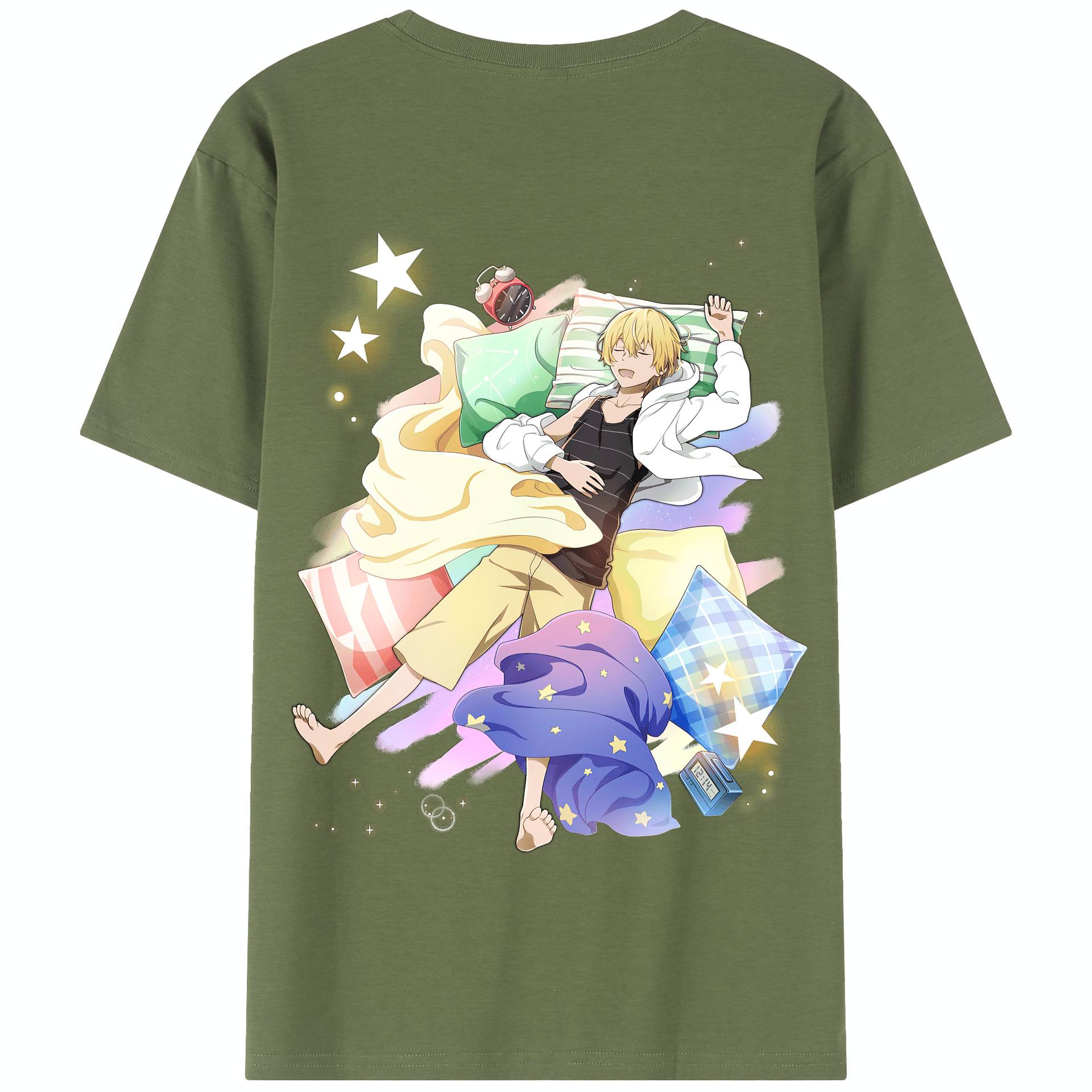 （画像用） 文豪ストレイドッグス Bungo Stray Dogs 綿100％半袖Tシャツ（背面プリント）